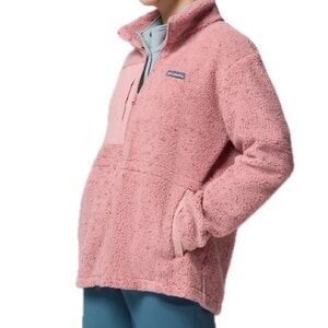 Columbia Women's Stellar Path™ Full Zip Fleece Jacket Eraser Pink SZ XL